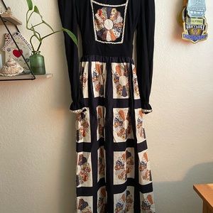 Vintage 1970s ROBERTA CALIFORNIA Juniors Dress